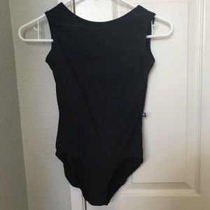 Black Luckyleo Clarity Ballet Leotard Size Small